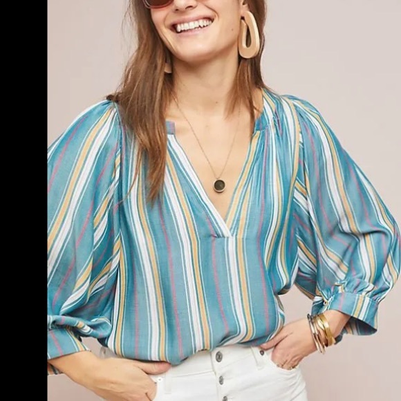 Anthropologie Tops - 🌸Anthropologie Maeve “Brenda” Blouse 🌸